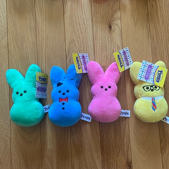 Peeps Other - PEEPS PLUSH set of 4 - 6” tall